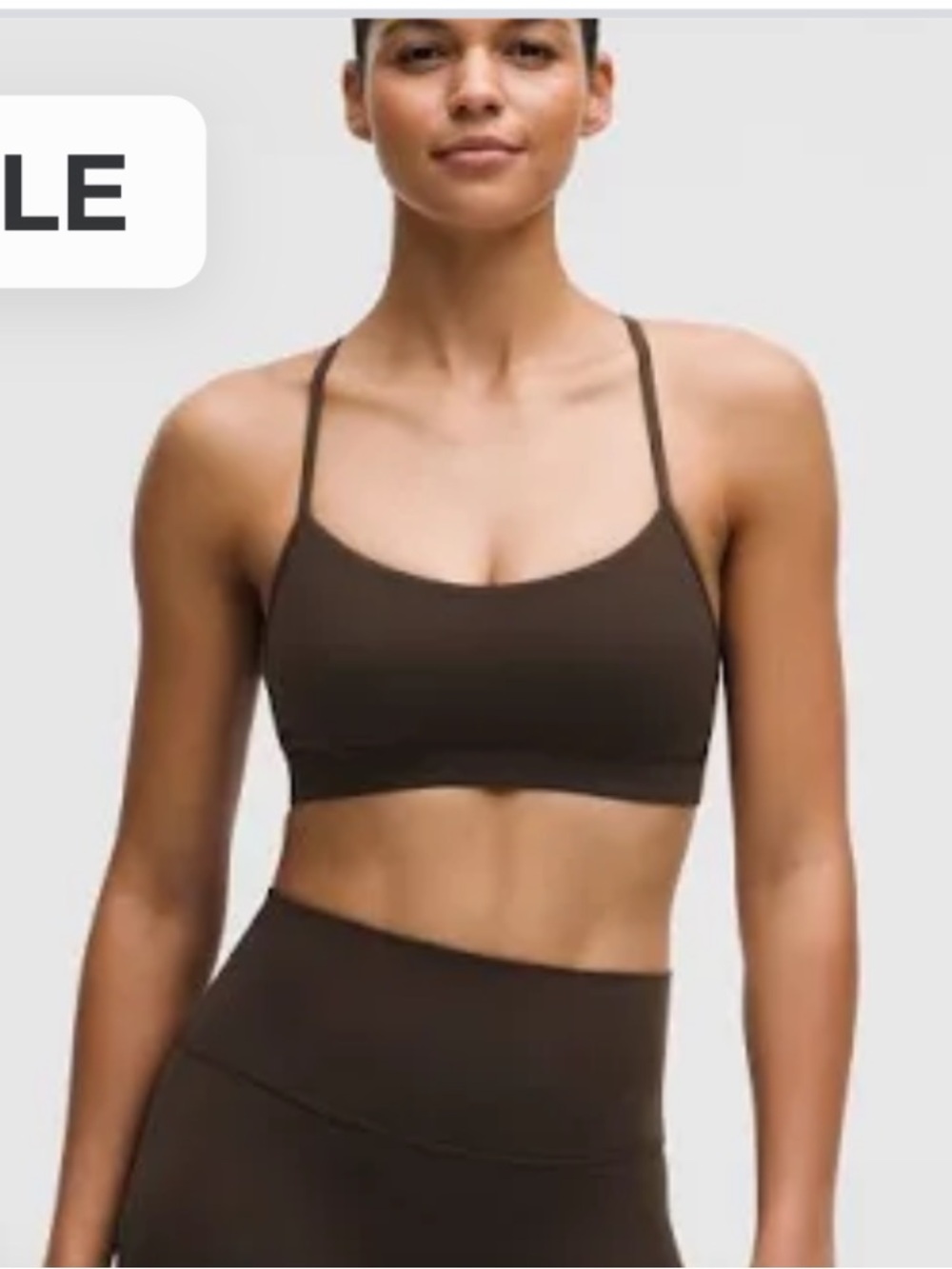 lululemon athletica Flow Y Sports Bra - Brown
